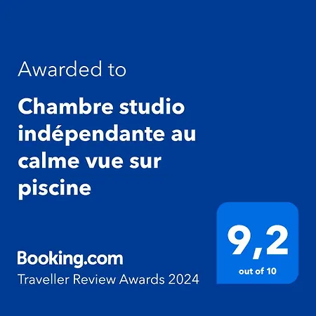 Independante Au Calme Avec Piscine Et Climatisation 住宿加早餐酒店 Teyran